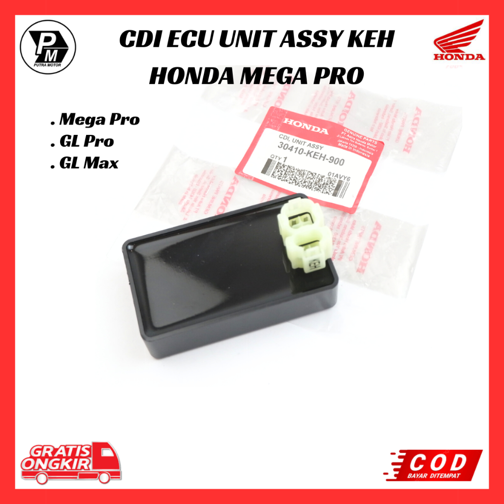Cdi Ecu Unit Ori Honda Mega Pro - GL Pro - GL Max - GL Pro Neotech 30410-KEH-900