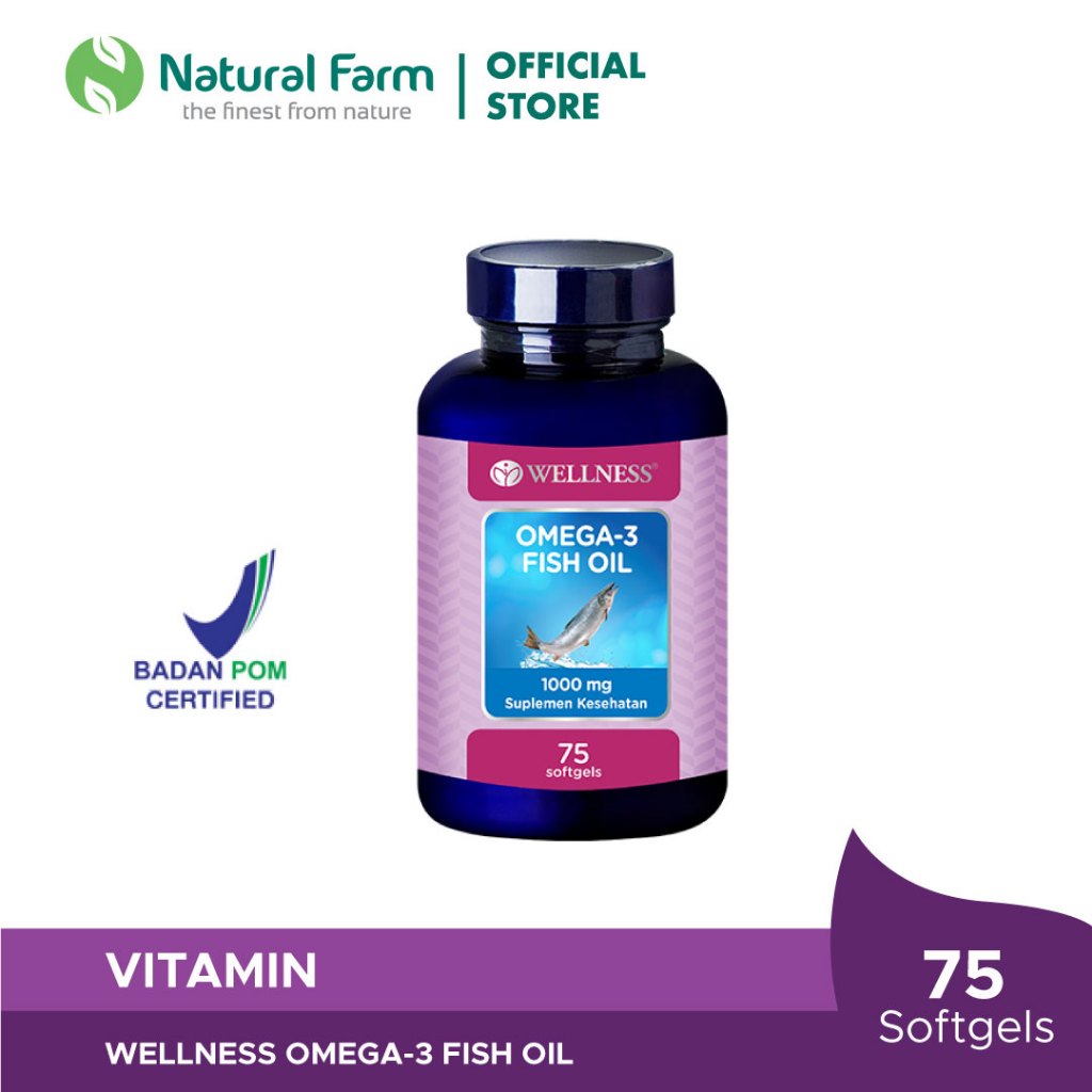 ORIGINAL Wellness Omega-3 Fish Oil 1000mg - 75 Softgels