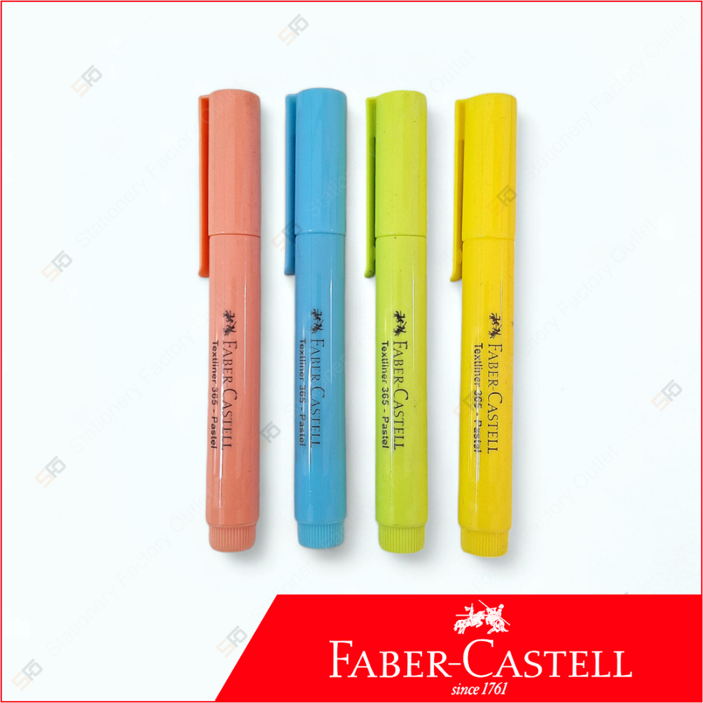 

Textliner Faber Castell 365 Pastel - SFO Semarang Official