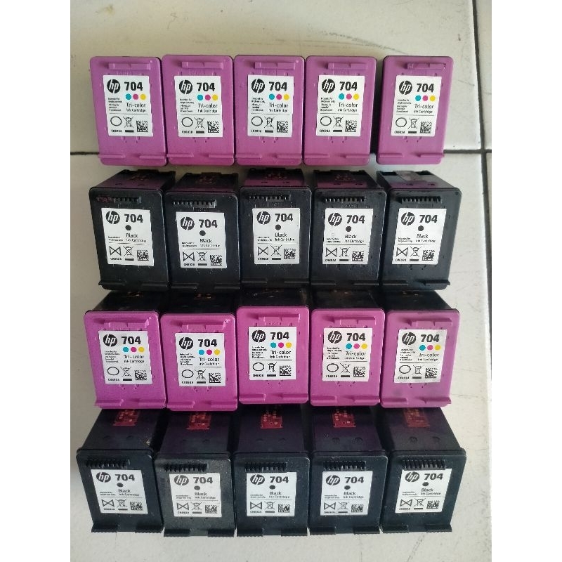 Catridge printer HP deskjet 704 680 60 74 bekas