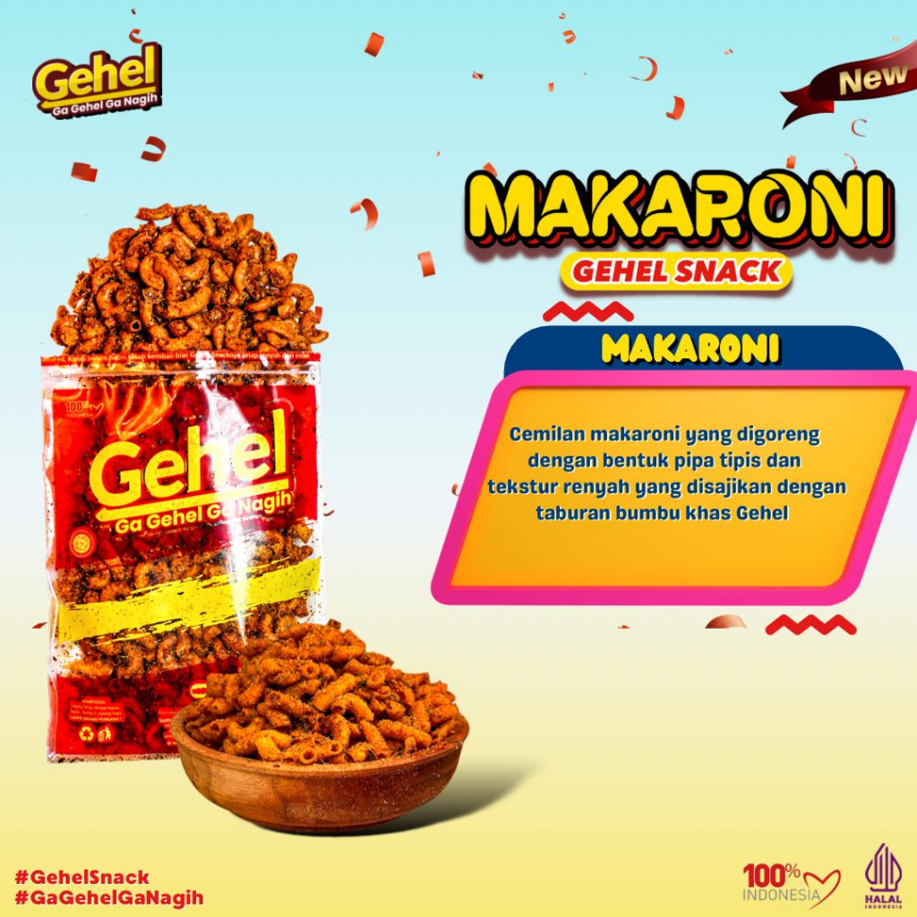 

Makaroni Gehel - Makanan Ringan