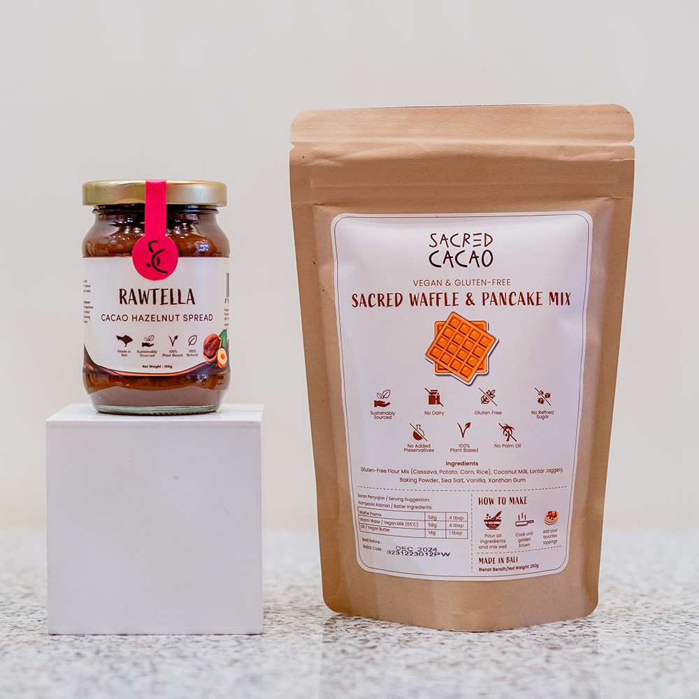 

Sacred Waffle Pack ( Sacred Waffle & Pancake x Rawtella Spread )