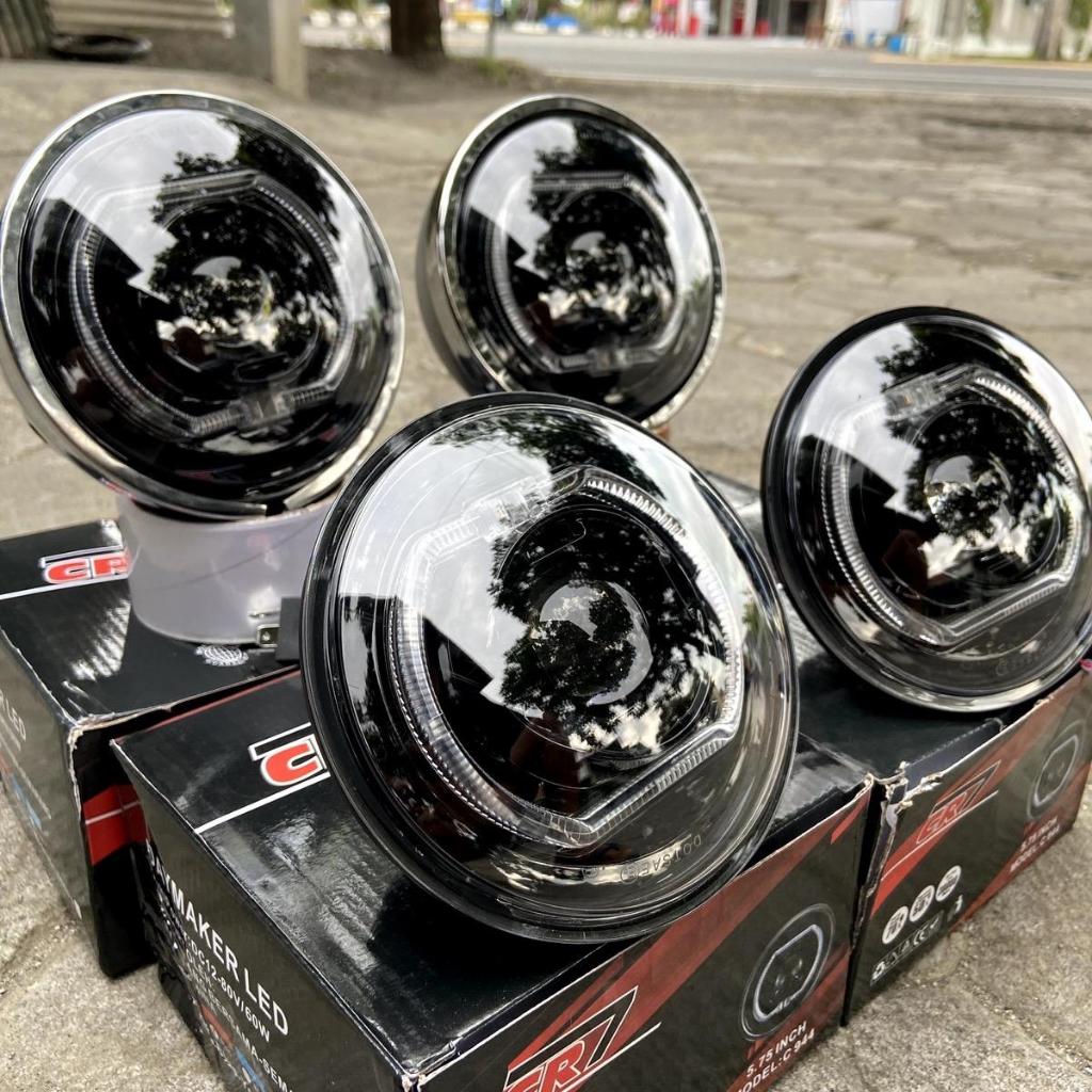 BATOK L2G CROM SET BILED MATRIX IMPORT 1.8INCH BATOK LAMPU DEPAN PNP DAYMAKER 5,75 INCH LED 16 TITIK