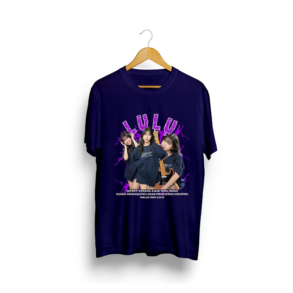 T-Shirt LULU JKT48 Kaos My Oshi JKT48 Kaos Murah Lulu Free Stiker