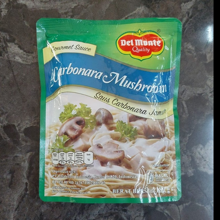 

Delmonte Carbonara Mushroom 180 gr