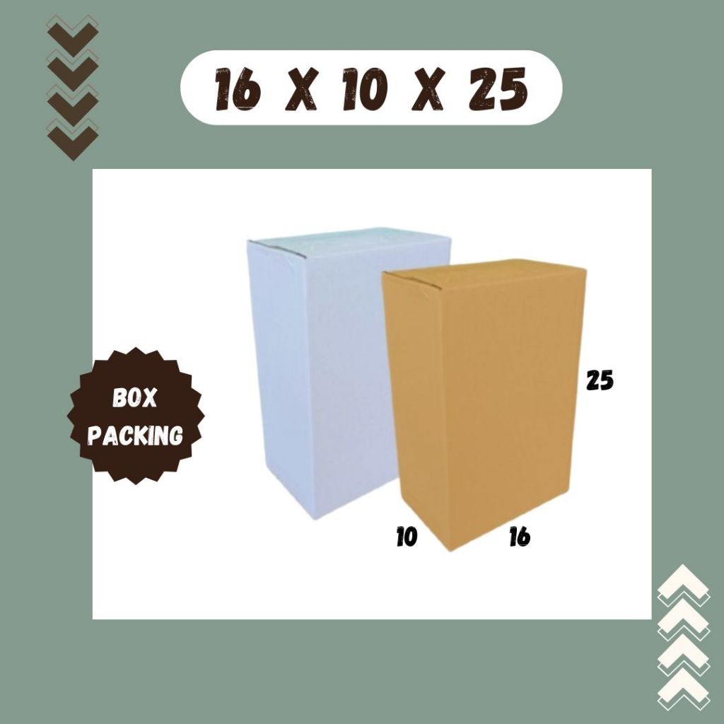 

Kardus 16x10x25 Packing Olshop Box A1 Dus Kotak Kemasan Box Aksesoris Souvenir Sparepart Madu Parfum