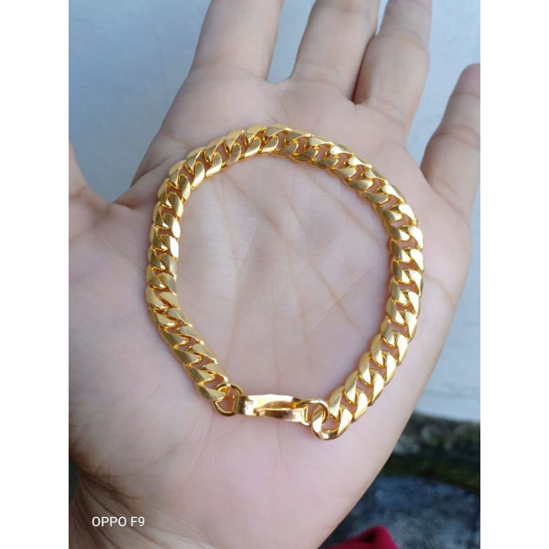Gelang koin lapis emas 22karat