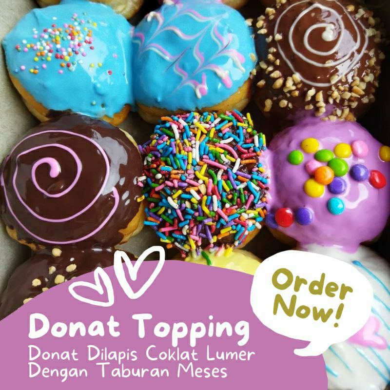 

Donat Topping Donat Ucapan Moerti Donat