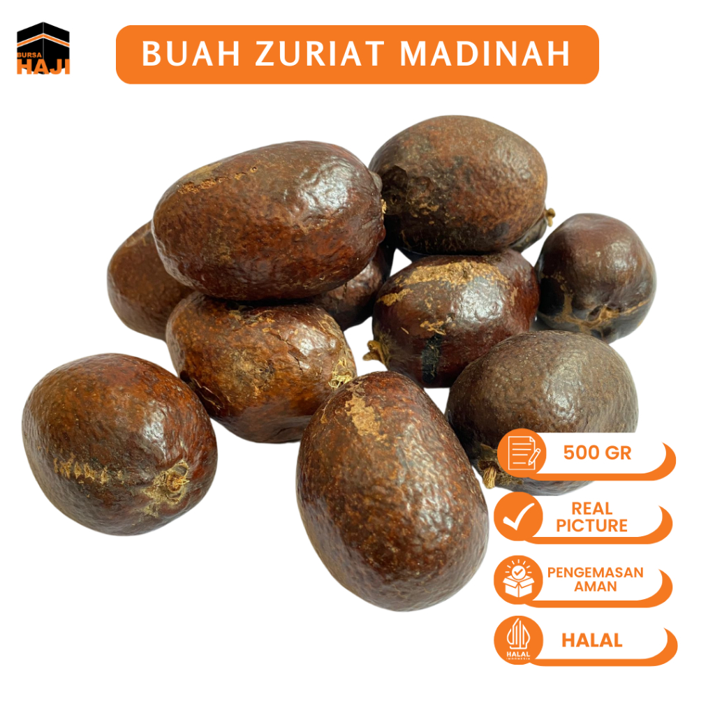 Buah Zuriat Madinah Doum 250gr Cocok Untuk Promil Program Hamil Suplemen Kesuburan Pria & Wanita - B