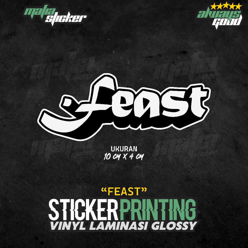 

STICKER/STIKER PRINT CUT FEAST | STIKER BAND INDIE LOCAL INDONESIA