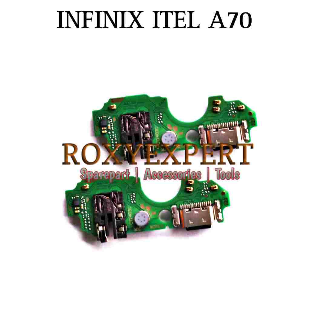 Konektor Charger Infinix Itel A70 PCB Board Papan Cas Connector Usb