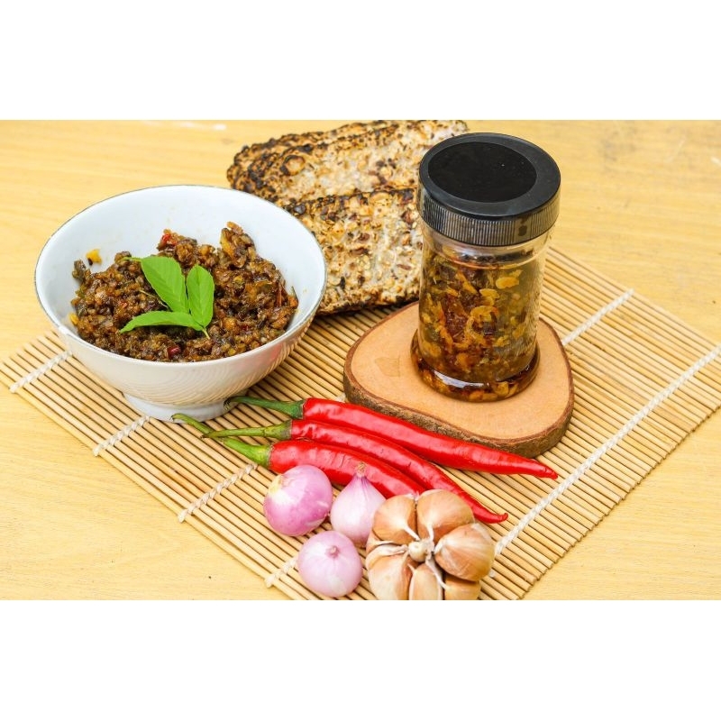 

sambal oncom hitam / sambel oncom hideng / sambel pedas