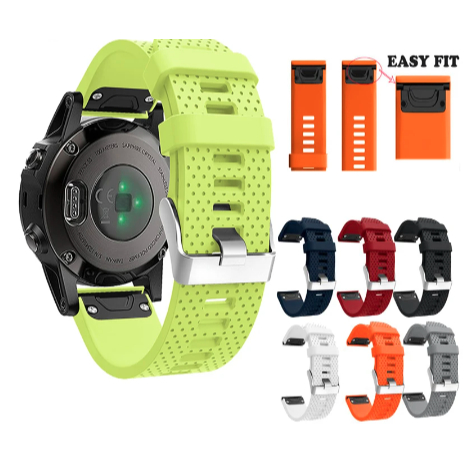 QUICKFIT 20mm Strap Garmin Fenix 7s 6s 5s Sapphire Solar Pro Tali Jam