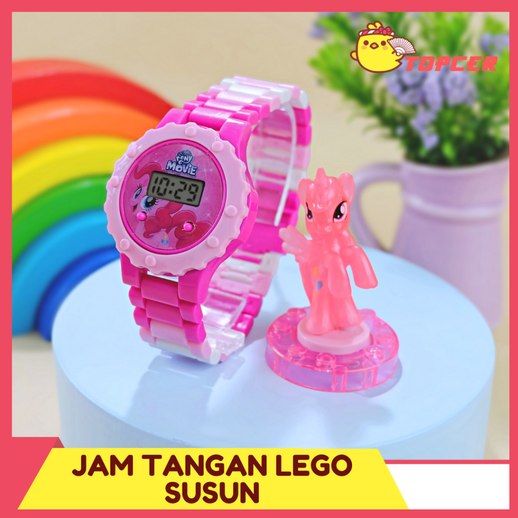 Jam Tangan Anak Perempuan Termurah / Jam Lego Anak / Jam Tangan Anak Karakter Frozen
