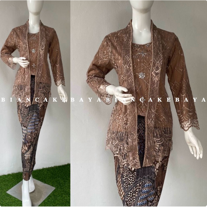 Setelan Kebaya Kutubaru Payet - Setelan Kebaya Modern - Setelan Kebaya Wisuda - Kebaya Wisuda -