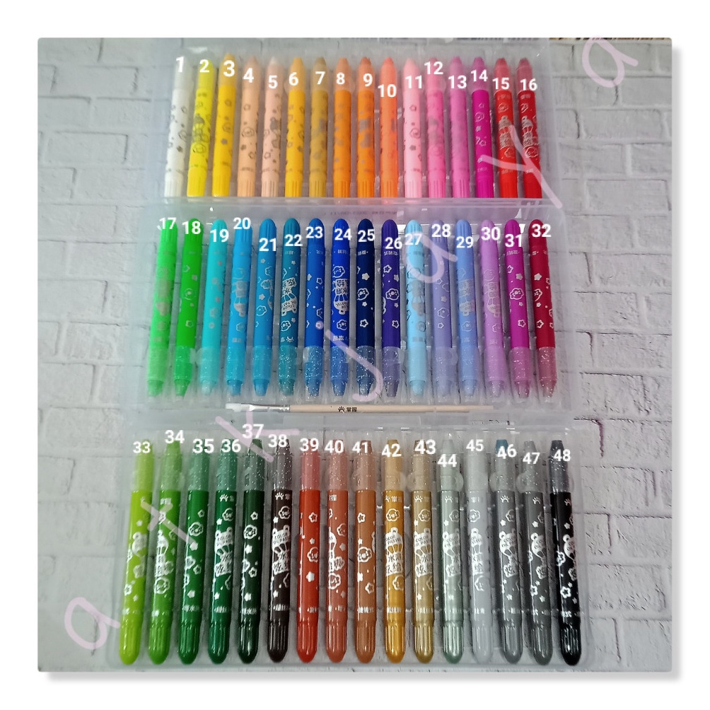 

SPECIAL PROMO Refill Crayon GRASP MATA SEDANG satuan ECER silky crayon