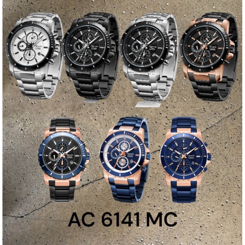 Jam Tangan Pria Alexandre Christie 6141 AC6141 AC 6141