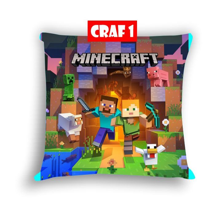BANTAL MINECRAFT HADIAH ULANG TAHUN UNIK GRATIS TULIS NAMA