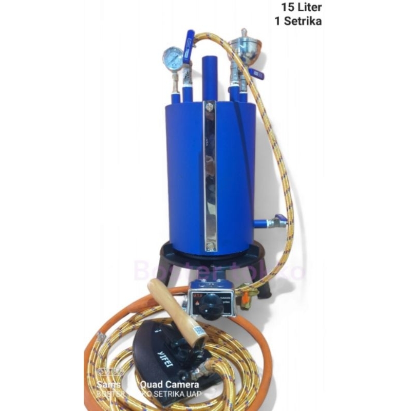 Setrika Uap Boiler Laundry Kapasitas 15 Liter 1 Setrika