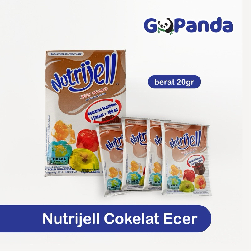 

Nutrijell Coklat 20gr & Dark Choco BARU 12gr ECER