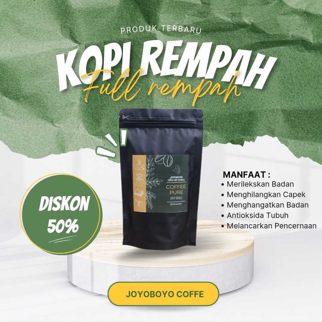 

KOPI REMPAH MURNI DENGAN REMPAH - REMPAH KHAS NUSANTARA BAGUS UNTUK BADAN KOPI DI DESAIN TANPA KAFEINN ATASI INSOMNIA DAN AMAN UNTUK LAMBUNG