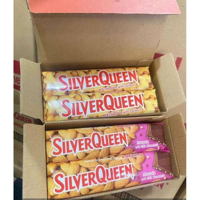 

silverqueen 58gr termurah exp 1tahun paket 10pcs