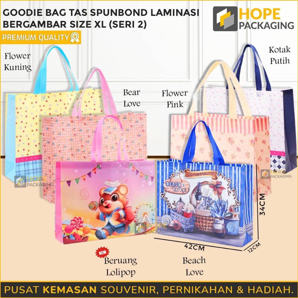 

READY STOCK Goodie Bag Laminasi SERI 2 Size XL 42x12x34cm Tas Paper Bag Premium Goodie Bag Kantong Hampers Shopping Bag Besar Tas Belanja Tas Kado Gift Bag Besar Goodie Bag Kantong Hampers Jumbo