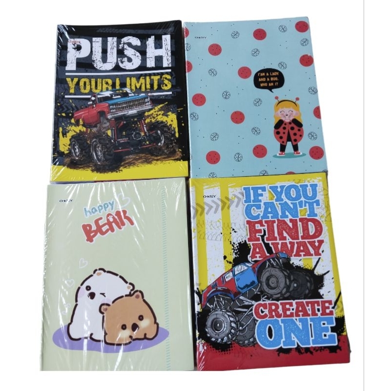

BUKU TULIS OKEY BY KIKY ISI 38 1PAK (ISI 10 BUKU)