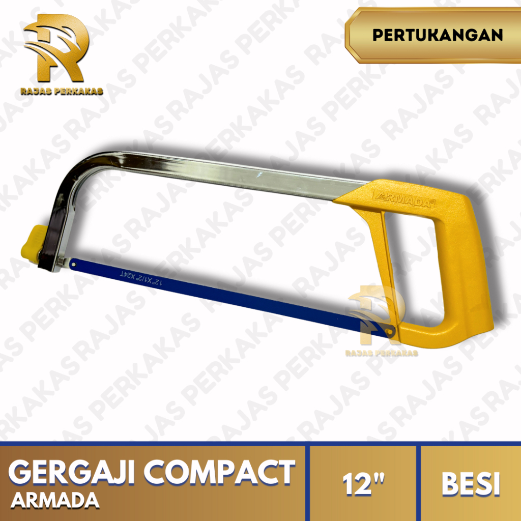 GERGAJI BESI ALUMINIUM COMPACT 12" ARMADA / GERGAJI TANGAN / GERGAJI GAGANG