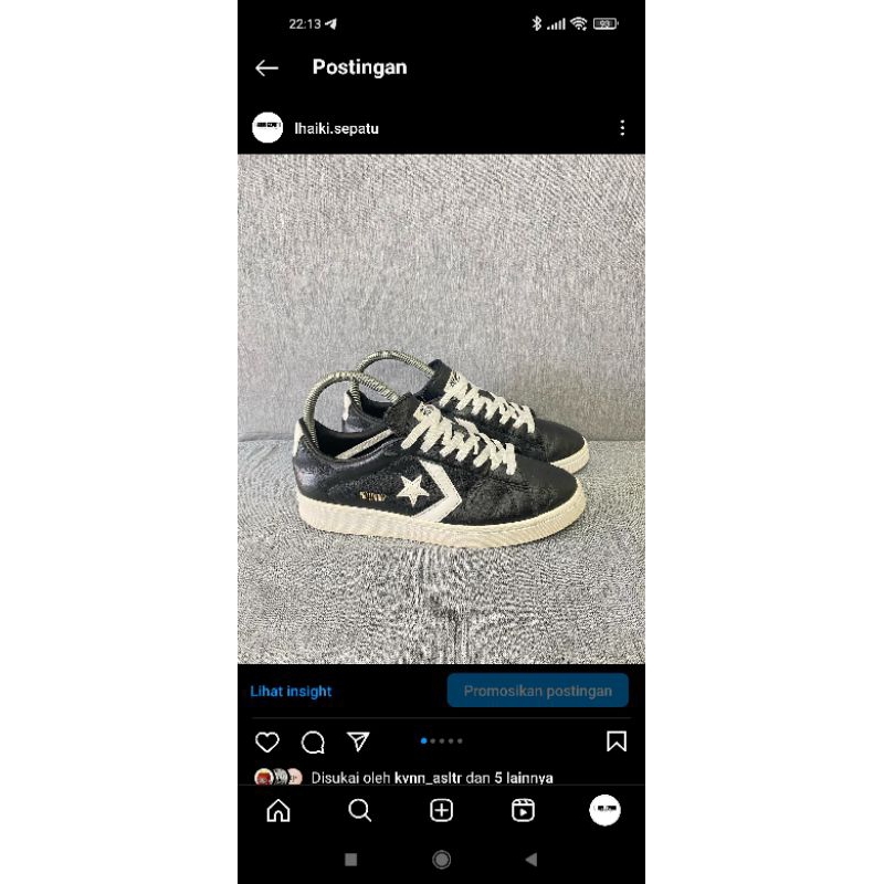 link khusus pembelian sepatu second Converse Pro Leather