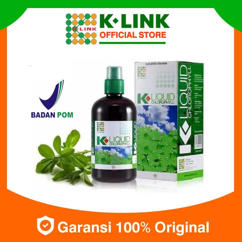 K Liquid Chlorophyl 500 ml.Klorofil K Link Original.Klorofil K link Original asli.Klorofil K link.K 