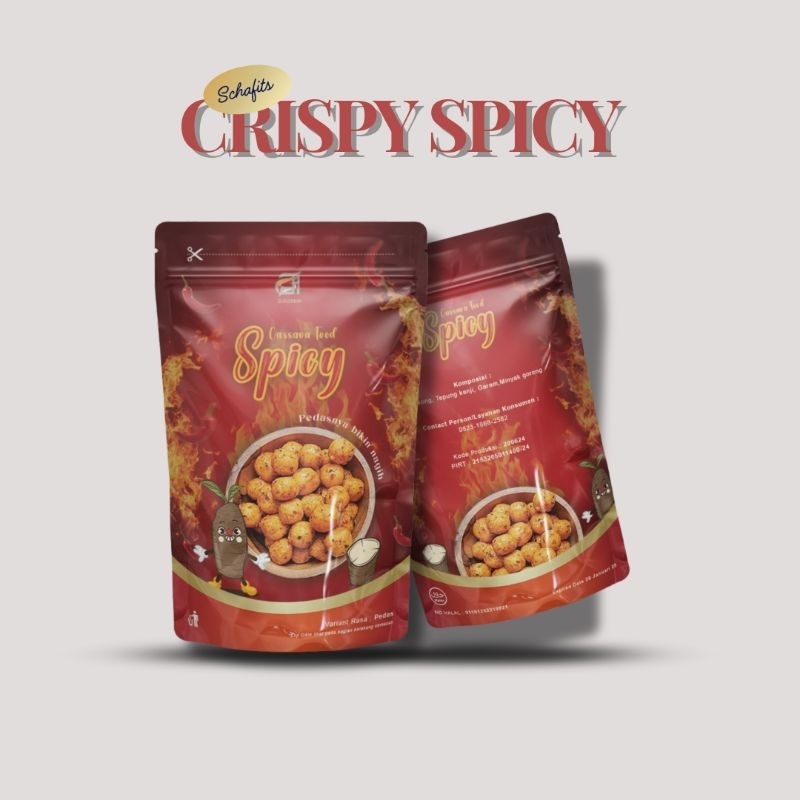 

Cemilan Best Seller Crispy Spicy Balls Cassava food-Snack Gurih & Renyah