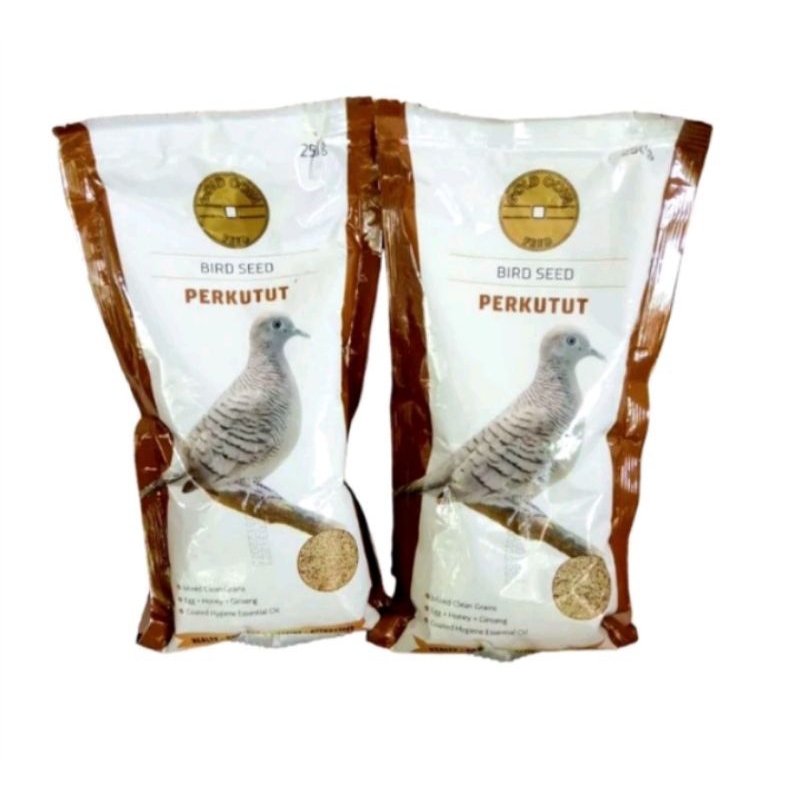 GOLD COIN PERKUTUT PAKAN BURUNG PERKUTUT BERKUALITAS BAGUS 250gram