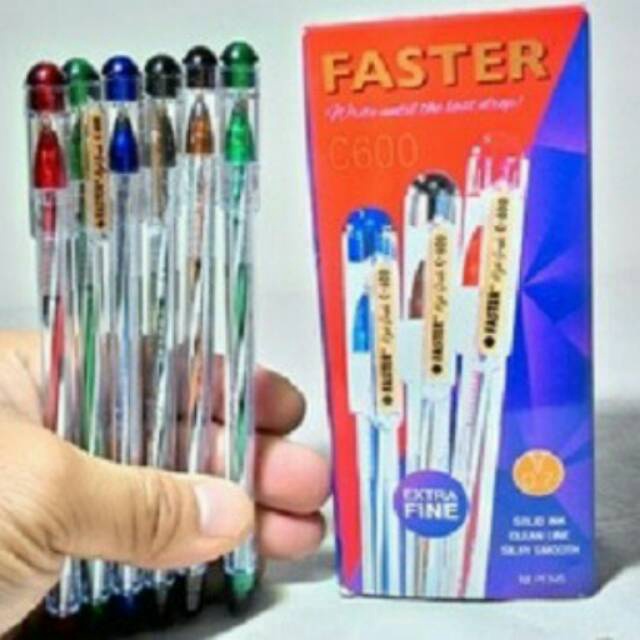 

SPESIAL AWAL TAHUN Pulpen Faster C6 Per Lusin