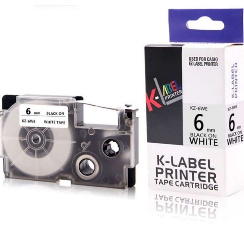 

GROSIR K Label Printer EZ Label 6 MM Compatible Casio Refill Tape Cartridge