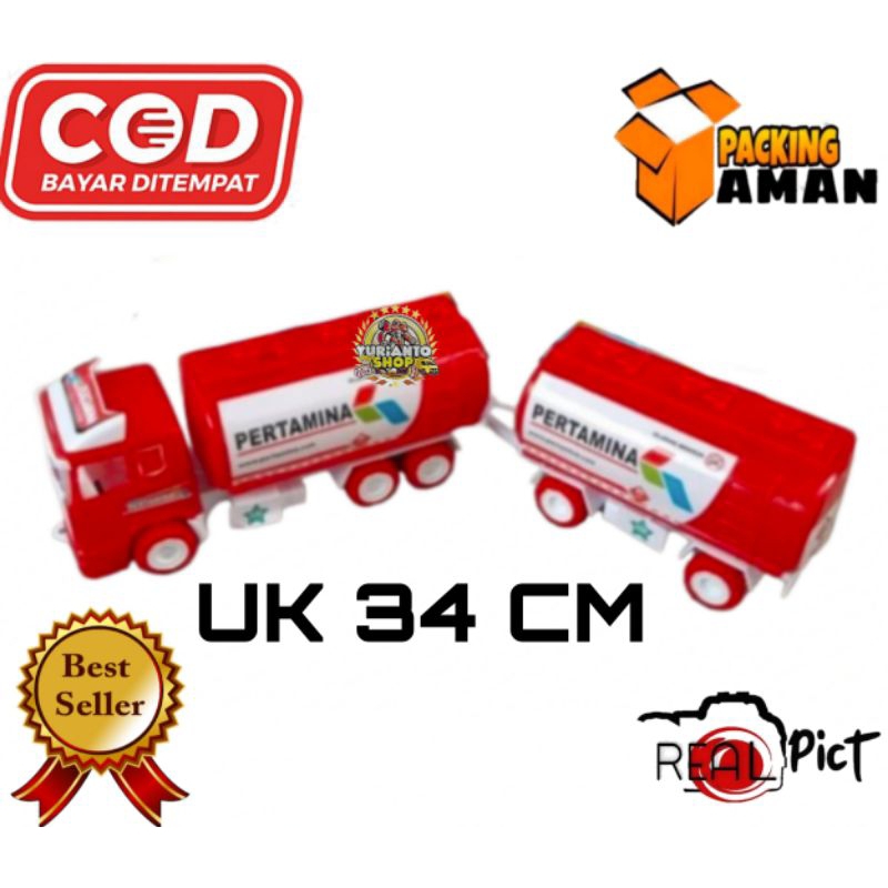 COD PROMO MAINAN ANAK MOBIL TRUCK GANDENG / MAINAN TRUCK GANDENG BESAR / MAINAN TRUK TRUCK