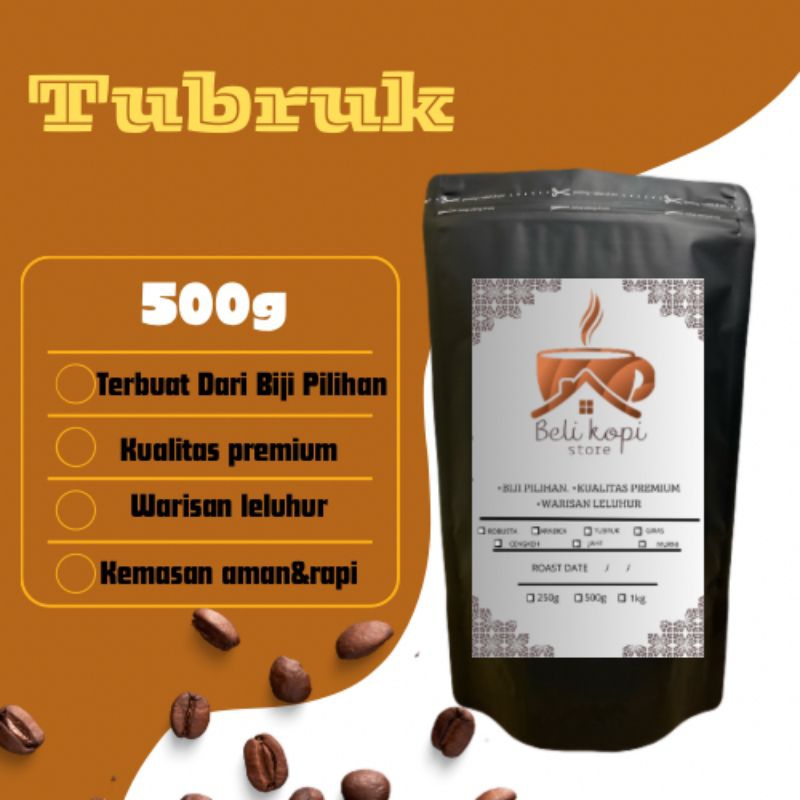 

BUBUK KOPI TUBRUK 500GRAM RASA PREMIUM MANTAB