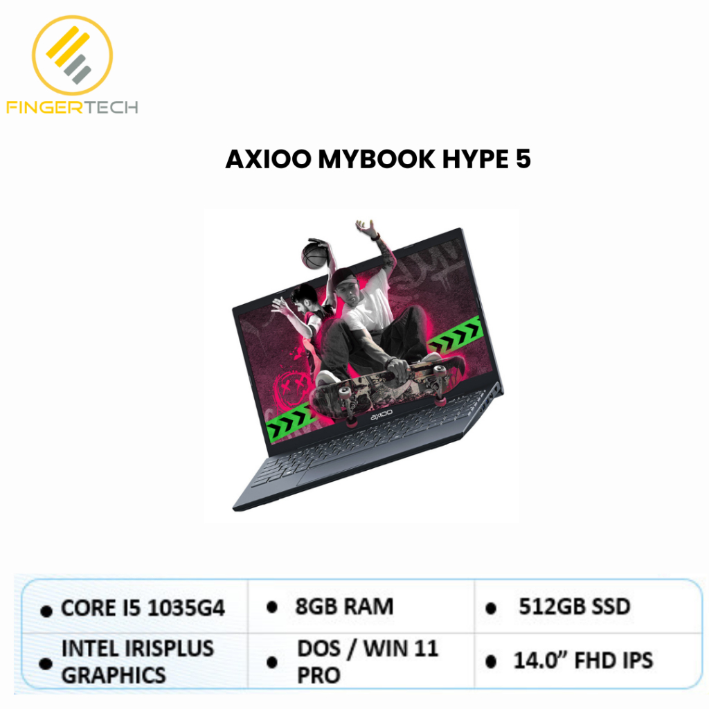 Axioo Mybook Hype 5 i5 1035G4 8GB 512GB Win 11