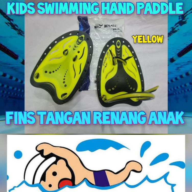 Murah Harga  SMALL SIZE KECIL HAND PADDLE RENANG ANAK SPEEDO KIDS HAND FINS TANGAN SWIMMING FIN