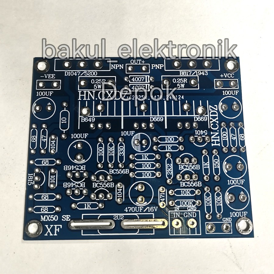 PCB AMPLIFIER MX50 SE pcb import