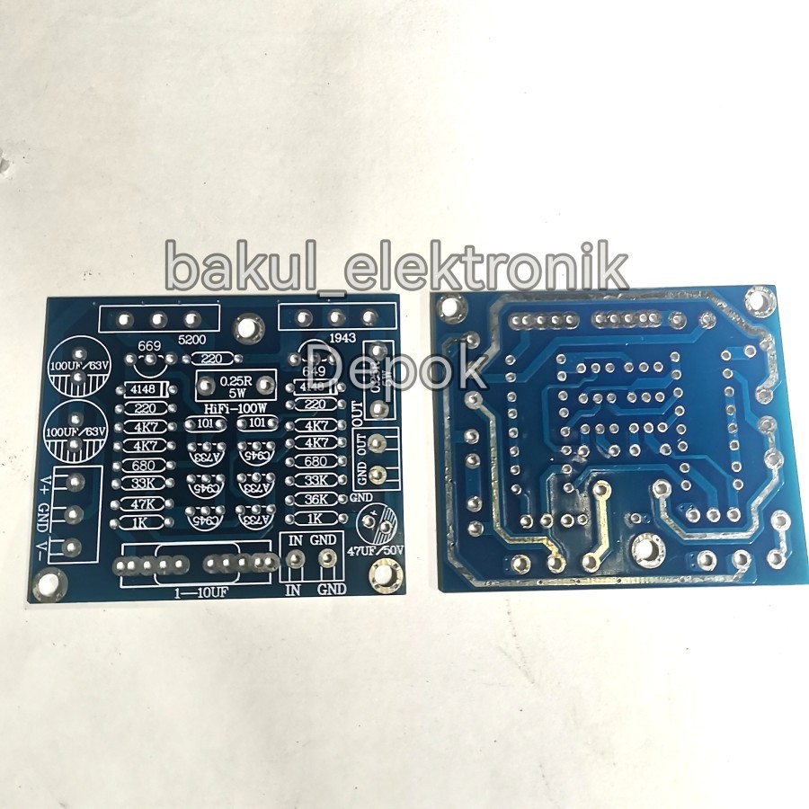 pcb power neo ocl simetris 100w 1set final pcb import