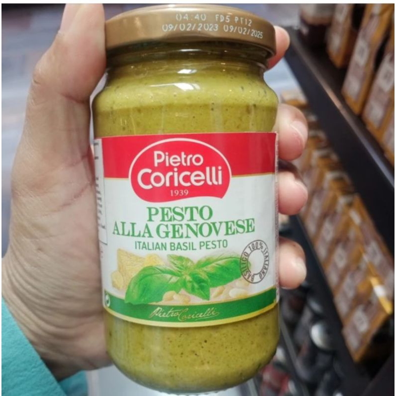 

pietro coricelli pesto alla genovese 190gr italian basil pesto