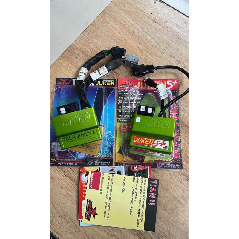 Ecu BRT Juken 5 Plus dan TBOX Genio Scoopy Deluxe Beat LED Street 2020 Dualband Racing Turbo