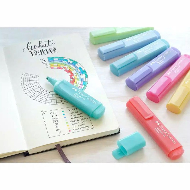 

SPESIAL Textliner 1546 Warna Pastel Faber CastellHighlighter Marker