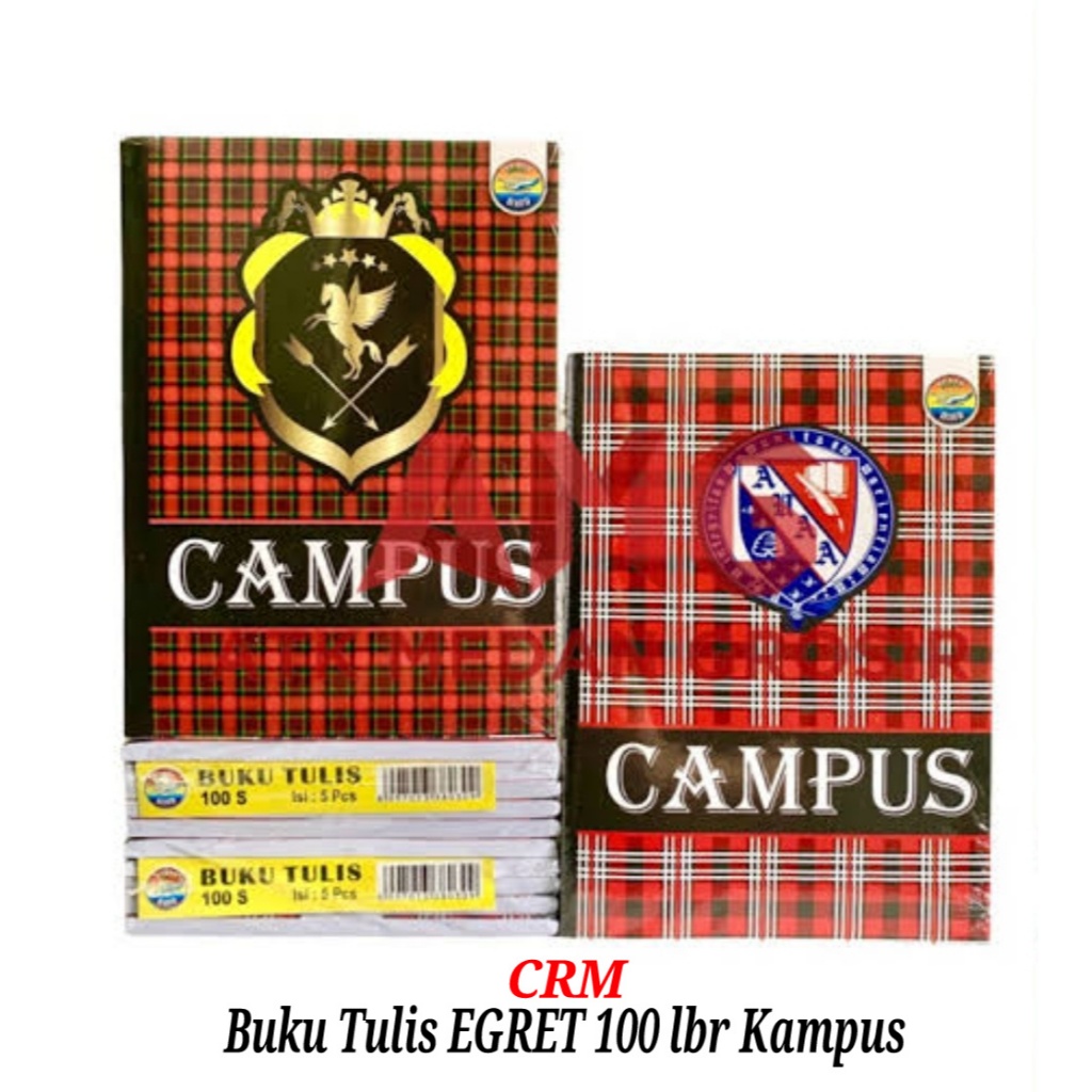 

1pak=5buah Buku Tulis Pendek 100Lembar Egret Albino