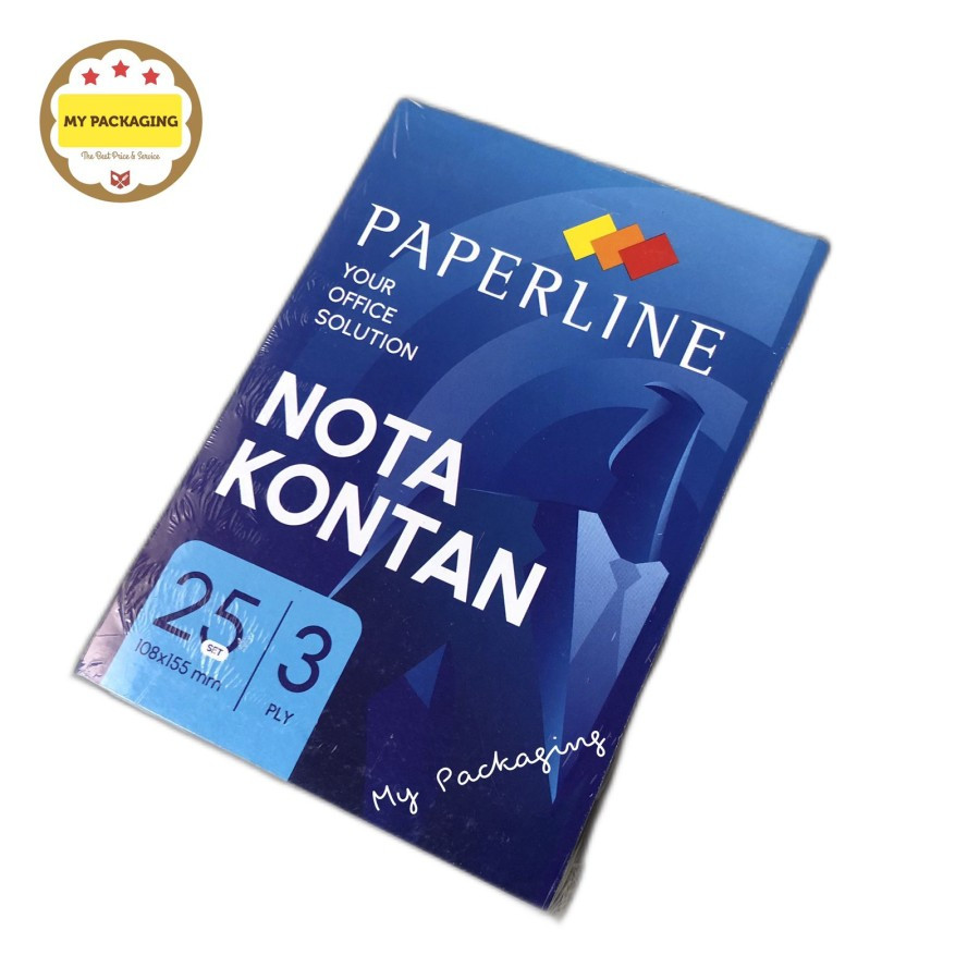 

10 Buku Nota Kontan Kecil Rangkap 3 ply NCR / K3 - 25 Lembar @ 3 Rangkap