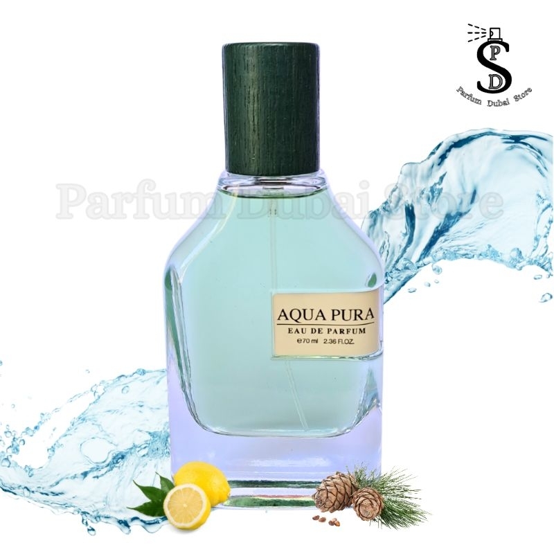 Parfum Fragrance World Aqua Pura for Unisex EDP 70 ml