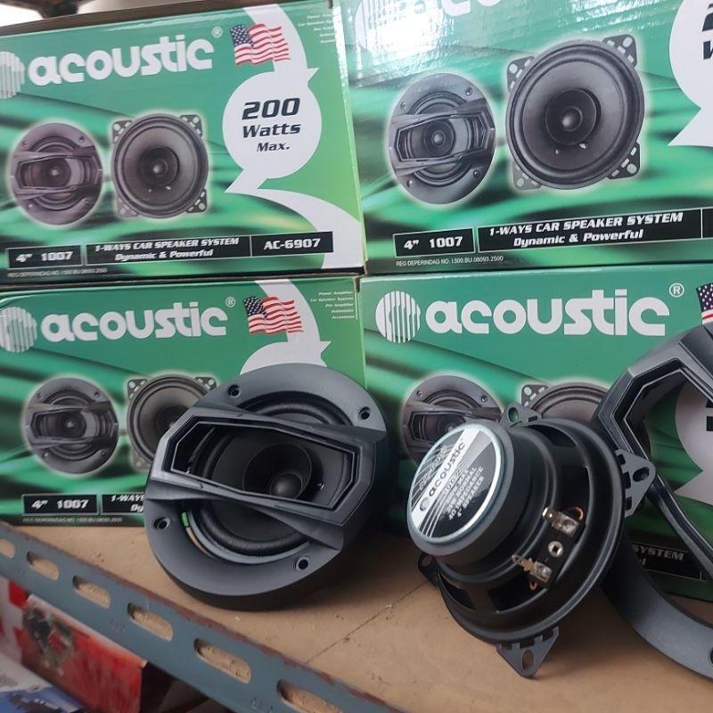 Speaker pintu coaxial 4inch acoustic AC-6907 200Watt