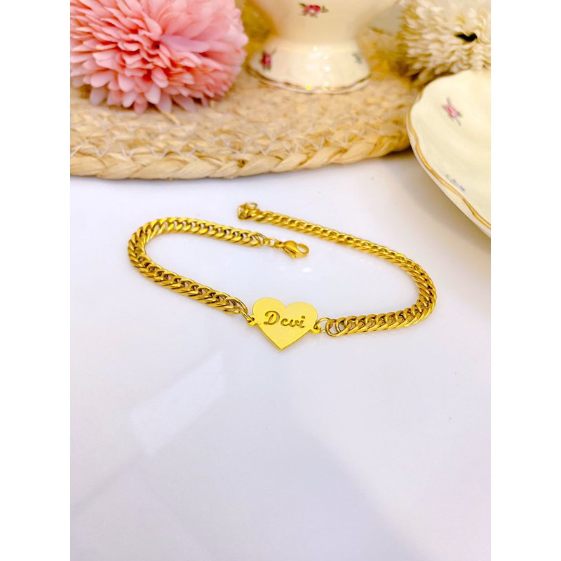 Gelang kait Love. Anti Karat Anti Menghitam