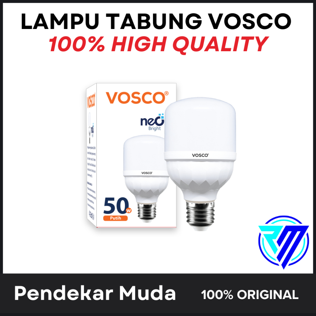 Lampu Tabung rumahan berkualitas merek VOSCO 40WATT
